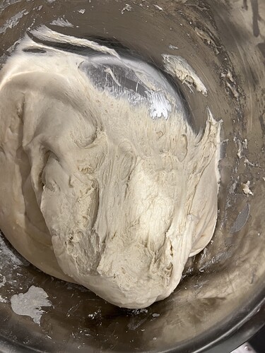 Dough after bulk fermentation