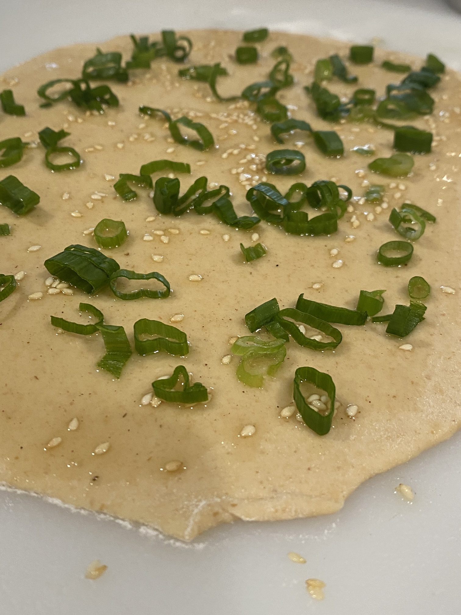 5-Minute Sourdough Discard Scallion Pancakes» the practical kitchen