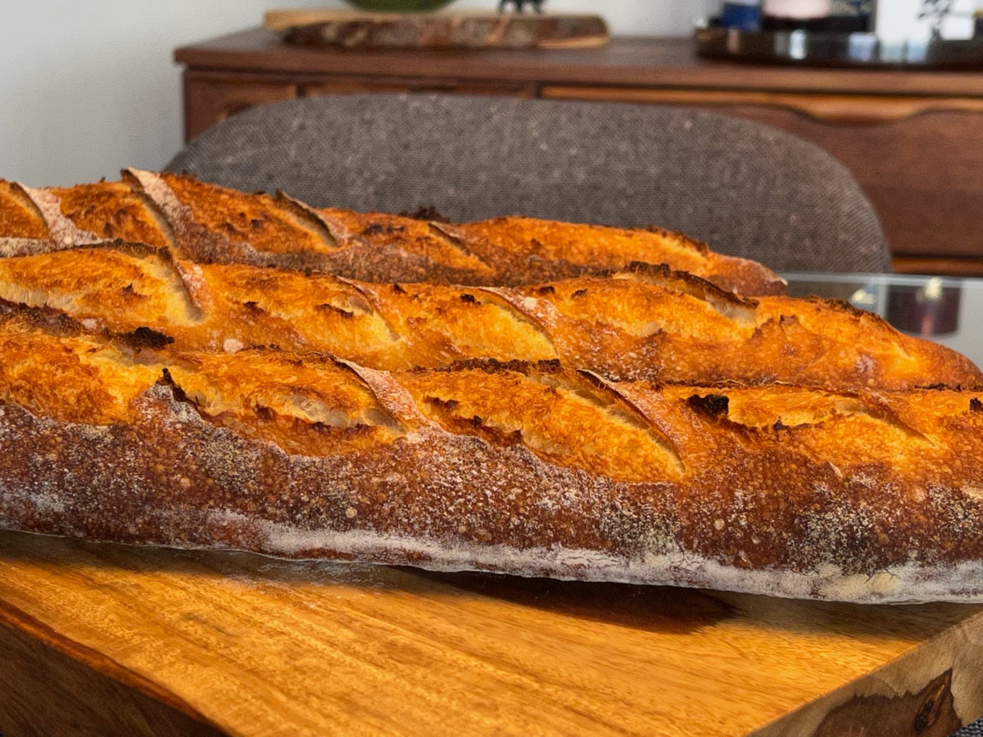 Sourdough Baguettes in Challenger Bread Pan - Bread By Elise