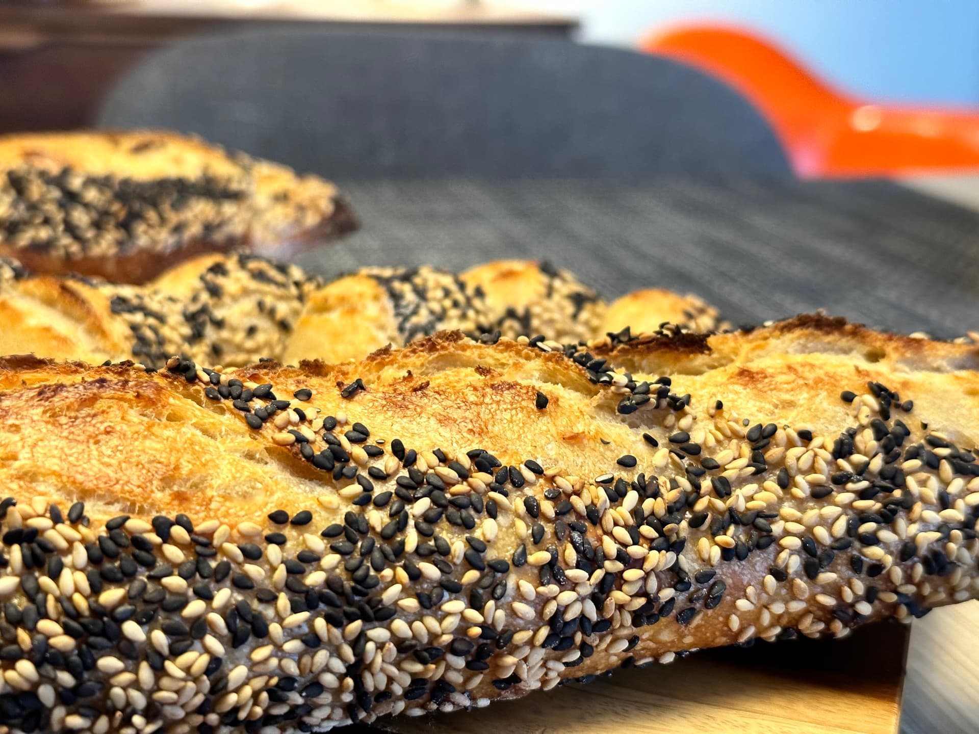 Seeded Baguette Pillow